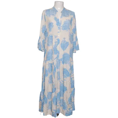 Maxikjole (Blå, Beige) fra Aust Viscose