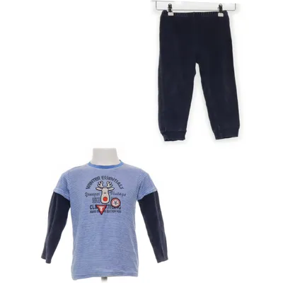 Pyjamas (Blå, Vit) från Bob der Bär Bomull, Polyester