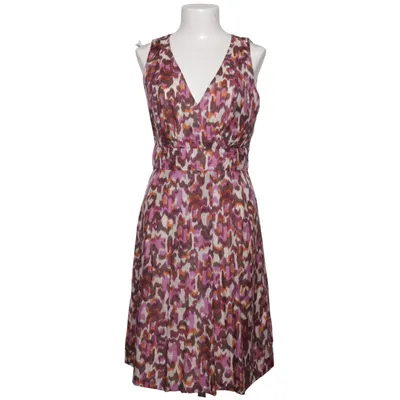 Klänning (Rosa, Brun, Flerfärgad) från 123 Bomull, Polyester, Silke