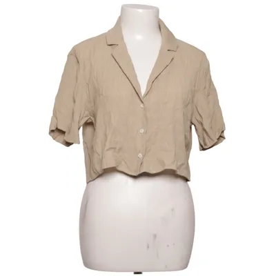 Short sleeve shirt (Beige) from Divided by H&M Polyamide, Viscose