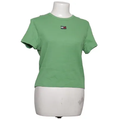T-shirt (Grøn) fra Tommy Hilfiger Jeans Bomuld, Elastan