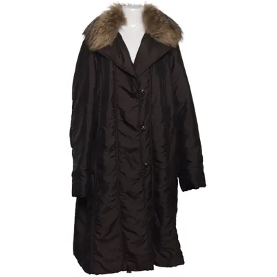 Vinterfrakke (Brun) fra Marina Rinaldi Polyamid, Polyester