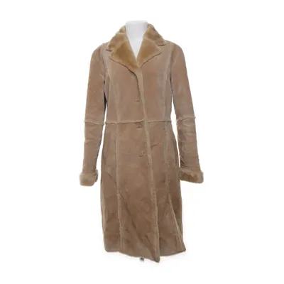 Shearlingjacka (Beige) från Saki Pälsimitation, Mocka
