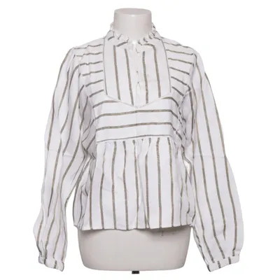 Bluse (Weiß, Braun) von Scotch & Soda Leinen, Lyocell