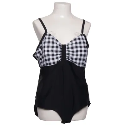 Swimsuit (Black, White) Elastane, Polyamide