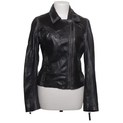 Bikerjacka (Svart) från Gipsy Bomull, Skinn, Polyester