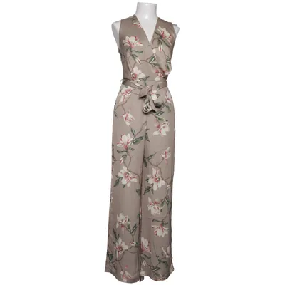 Buksedragt (Beige, Flerfarvet) fra Mango Polyester