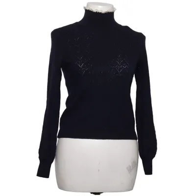 Rollkragenpullover (Blau) von La Maille Sézane Merinowolle