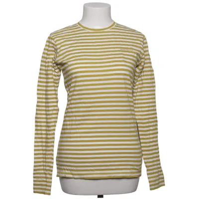 Long sleeve T-shirt (Yellow, White) from Norse Projects Cotton