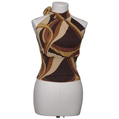 Haltertop (Bruin, Beige, Geel) van E. Loco Elastaan, Polyamide