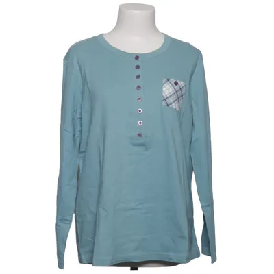 Henley shirt (Blue) from Wäschepur Cotton