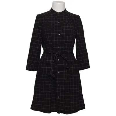 Shirt dress (Black, White) from Dunderdon Elastane, Polyester, Viscose