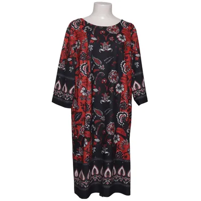 Jurk (Rood, Zwart, Wit) van Aniston Elastaan, Polyester