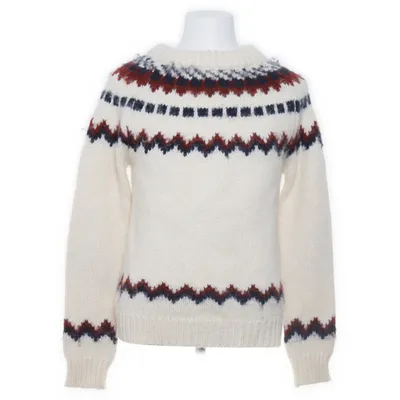 Sweater (Beige, Flerfarvet) fra Saint Laurent Akryl, Alpacauld, Kashmir, Uld