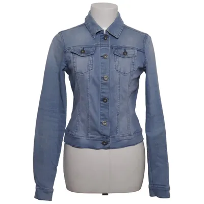 Denim jacket (Blue) from VILA Clothes Cotton, Elastane