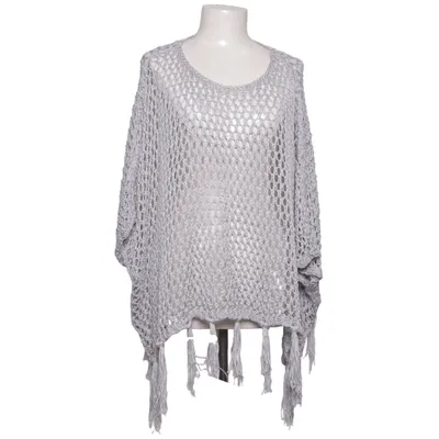Poncho (Grijs) van New Collection Italy Acryl, Katoen