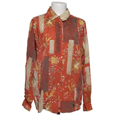 Shirt (Red, Brown, Multicolored) from Daniel Duval Cupro