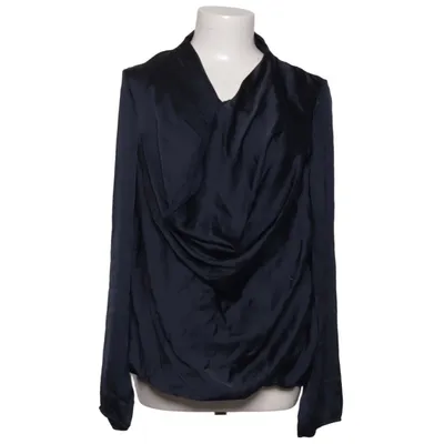 Blouse (Blauw) van Elvira Katoen, Elastaan, Polyester