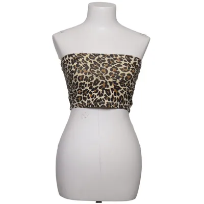 Tubetop (Beige, Brun, Sort) fra Pull & Bear Bomuld, Elastan