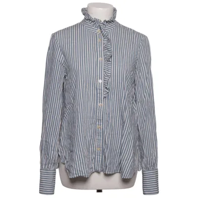 Bluse (Blå, Hvid, Brun) fra Ba&sh Bomuld, Linned, Viscose