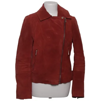 Bikerjack (Rood) van ARMA Women Leer, Polyester