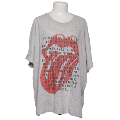 T-shirt (Grå, Rød, Sort) fra H&M Bomuld, Viscose