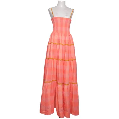 Robe longue (Rose, Orange) de Sundress Coton, Polyester