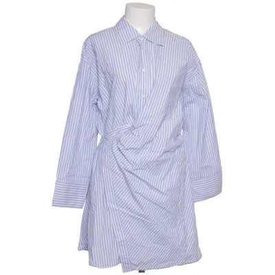 Shirt dress (Blue, White) from Mango