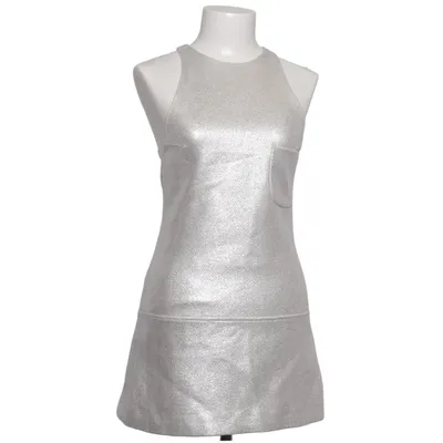 Klänning (Silverfärgad) från Mango Bomull, Polyester, Polyuretan, Viskos