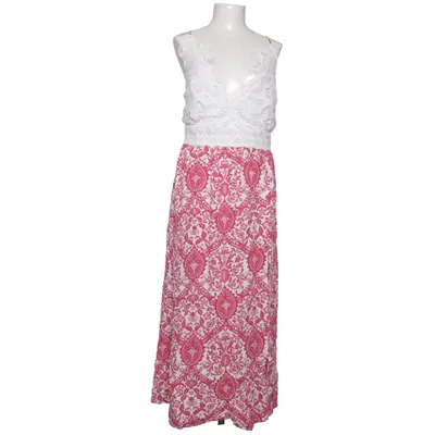 Maxikjole (Pink, Hvid, Flerfarvet) fra Shein Curve Viscose