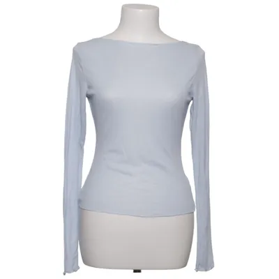 Langærmet t-shirt (Blå) fra Dazy Polyester, Viscose