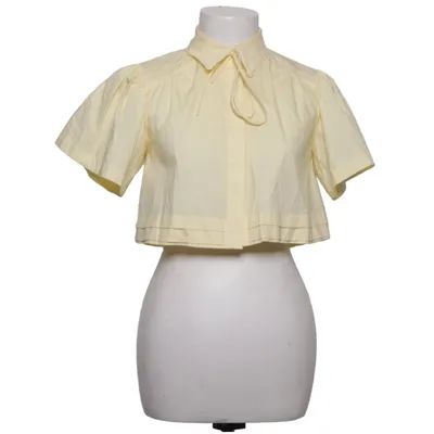 Korte mouwen shirt (Geel) van Lost Ink Katoen