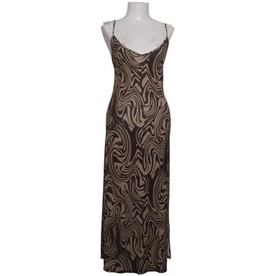 Klänning (Brun, Svart, Flerfärgad) från Stradivarius Elastan, Polyester