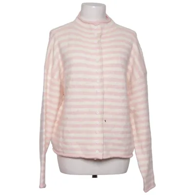Cardigan (Rose, Blanc) de Jubylee Acrylique, Élasthane, Polyamide, Polyester