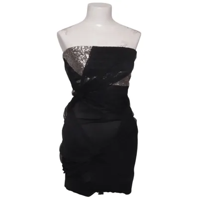 Cocktailjurk (Zwart, Zilver) van Miss Miss by Valentina Katoen, Polyester