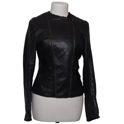 Biker jacket (04A1-0324) from Anna Leather, Polyester