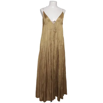 Maxikjole (Guld) fra Zara Polyester