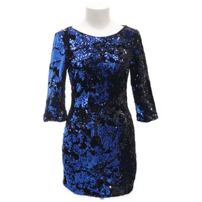 Cocktailklänning (Blå, Svart, Silverfärgad) från Zara Basic Collection Polyester