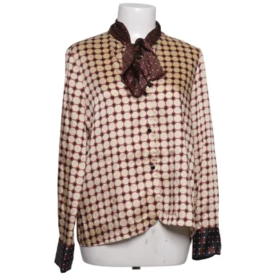 Sløjfebluse (Beige, Rød, Sort) fra Zara Basic Polyester