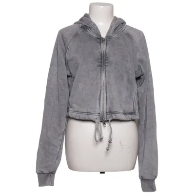 Huvtröja (Grå) från Bershka Bomull, Elastan