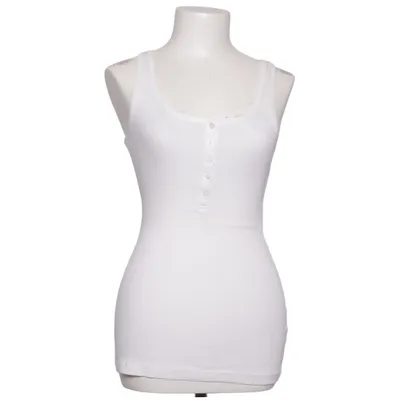 Linne (Vit) från L.O.G.G by H&M Bomull, Elastan