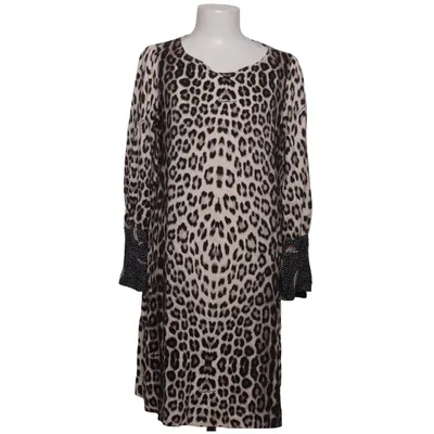 Jurk (Beige, Zwart) van Cavalli Class Elastaan, Polyester, Viscose