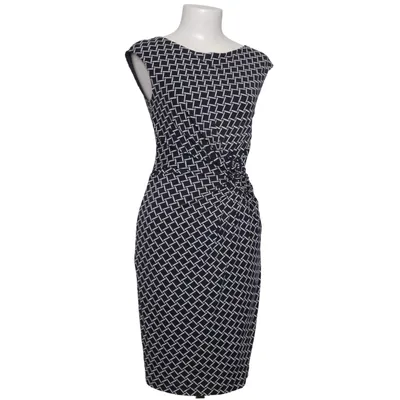 Klänning (Svart, Vit) från Luisa Spagnoli Elastan, Polyester, Viskos