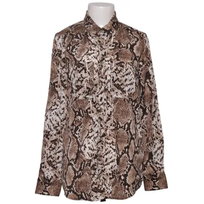 Blouse (Marron, Noir, Blanc) de Tru Polyester