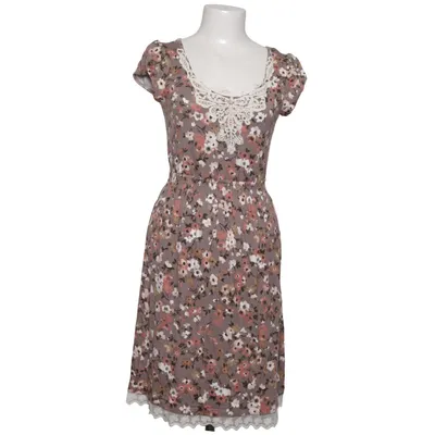 Kjole (Brun, Pink, Hvid) fra Aniston Elastan, Viscose