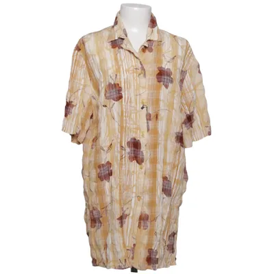 Short sleeve shirt (Brown, Beige, Multicolored) from Sixth Sense Polyester, Viscose