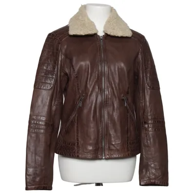 Shearlingjacka (Brun) från Manguun Skinn, Polyester