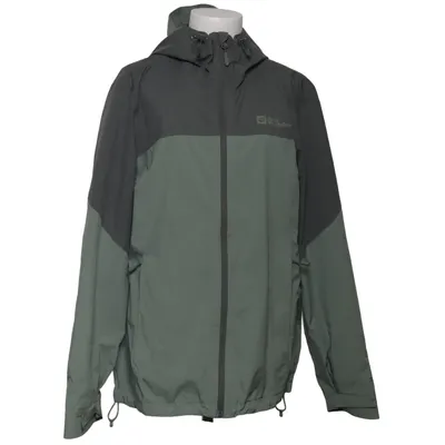 Outdoor jacket (Gray, Green) from Jack Wolfskin Polyester