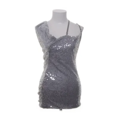 Cocktailklänning (Silverfärgad) Elastan, Polyester