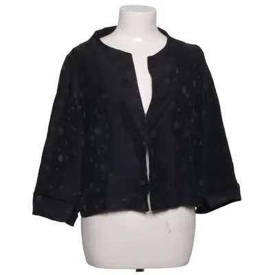 Jacket (Black) from Ritva Falla Linen, Viscose